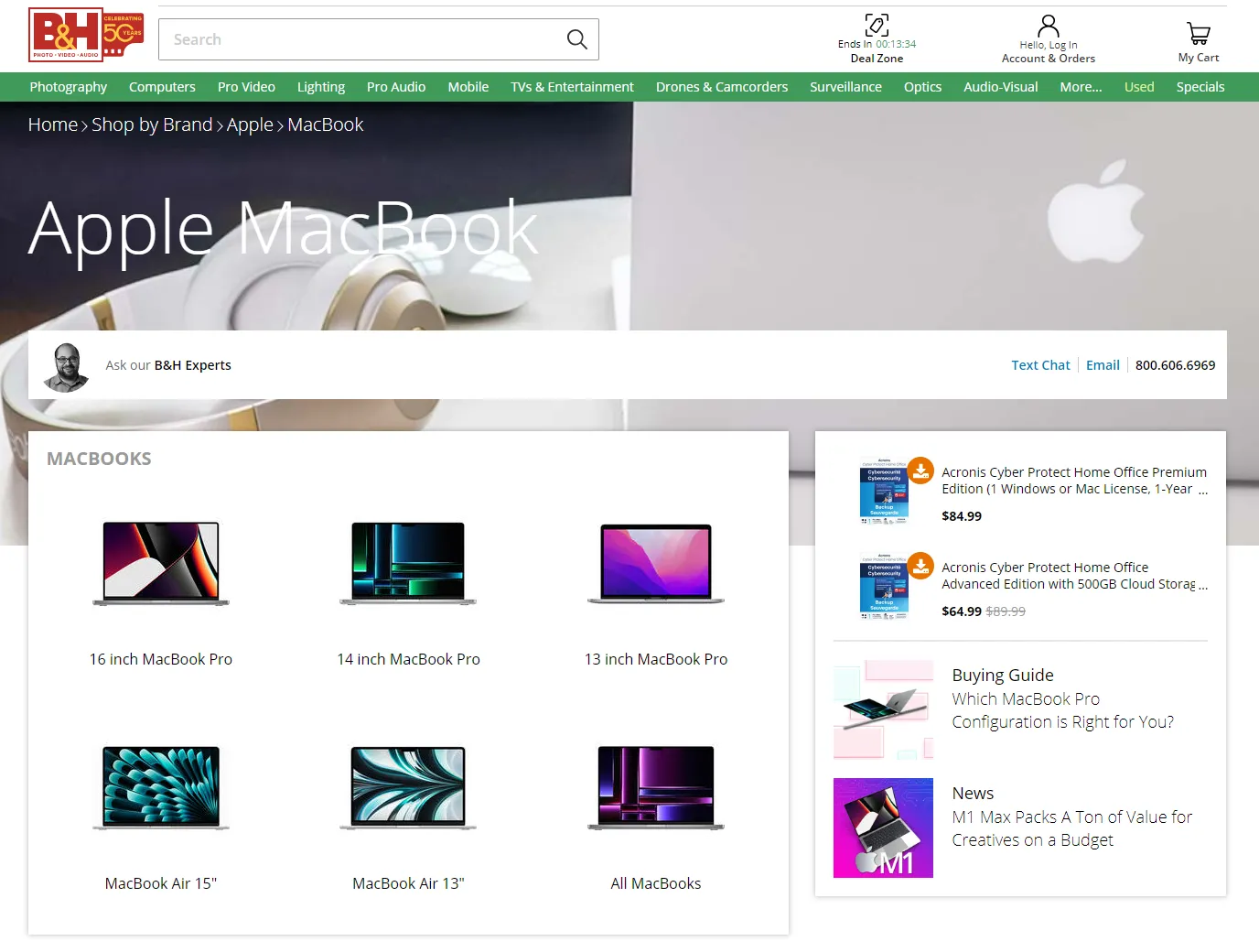 B&H, app Mac pour le Black Friday