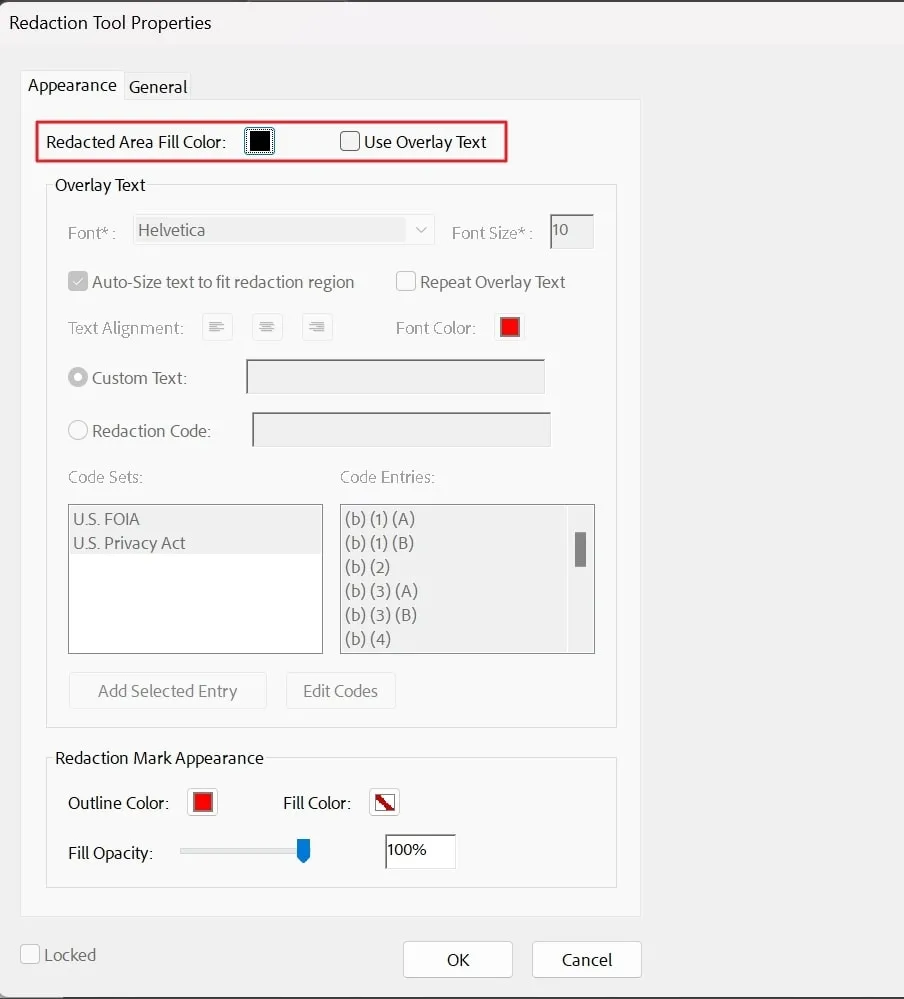 censurar el texto del PDF