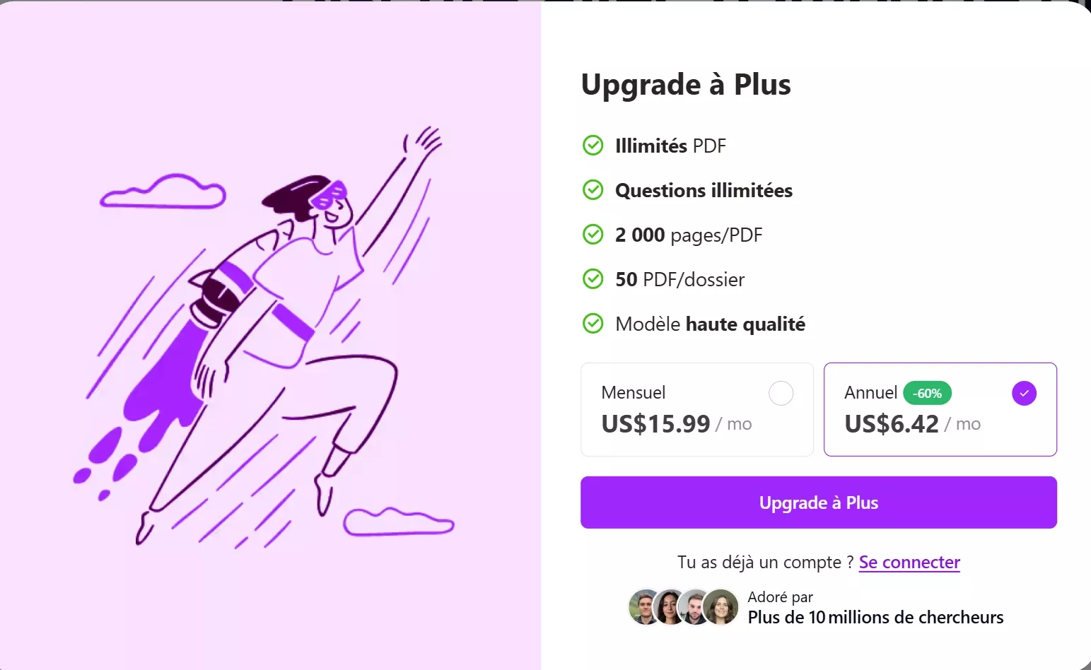 prix de chatpdf