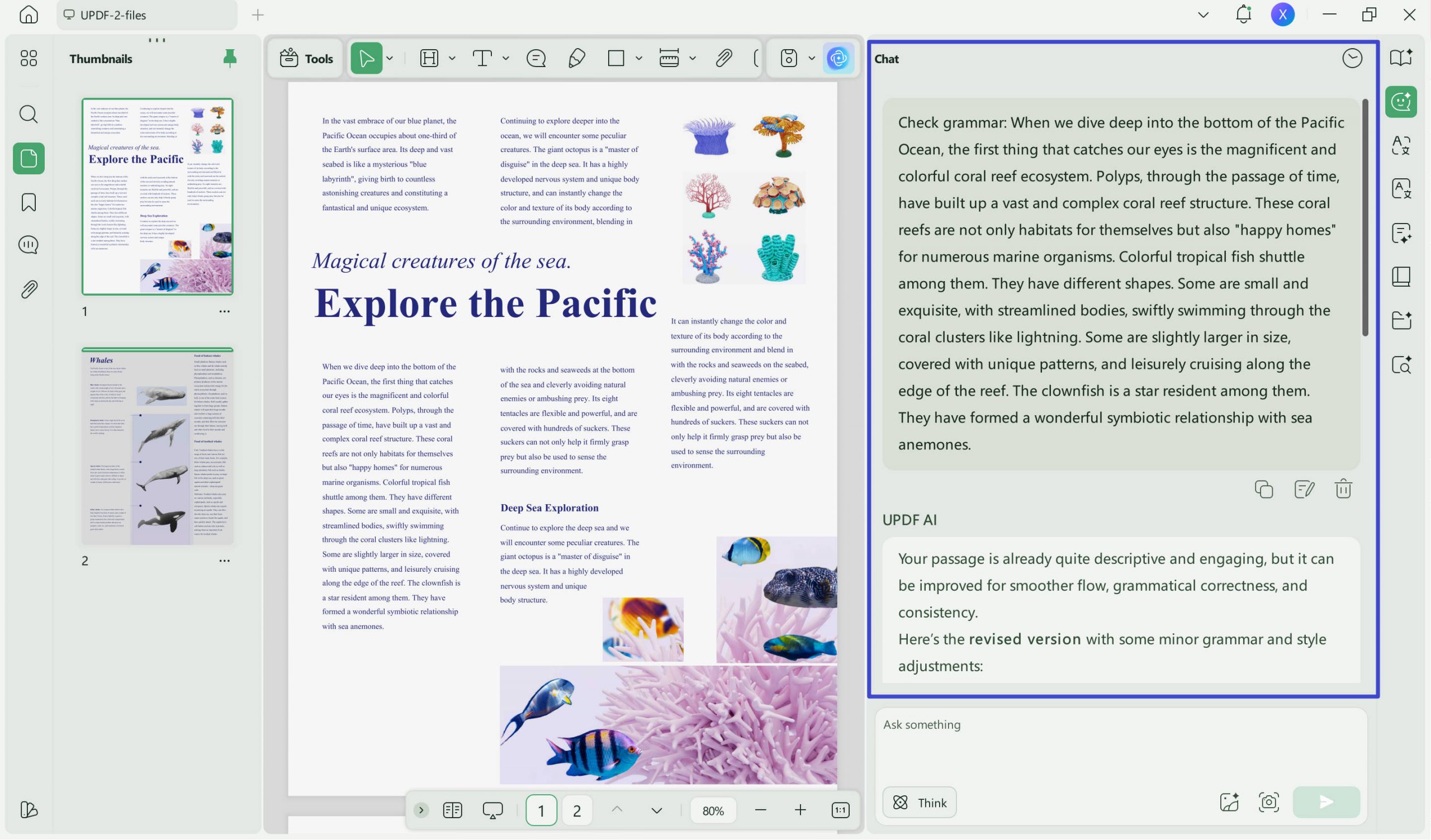 PDF spelling and grammar check