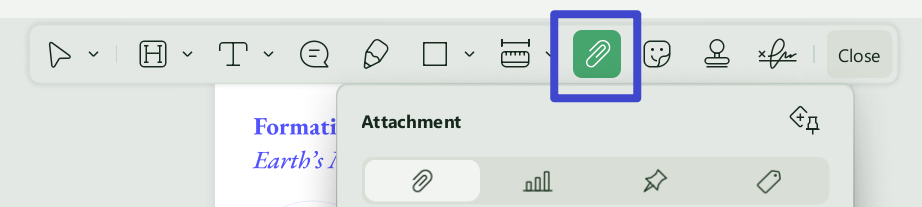 attach pdf to pdf updf