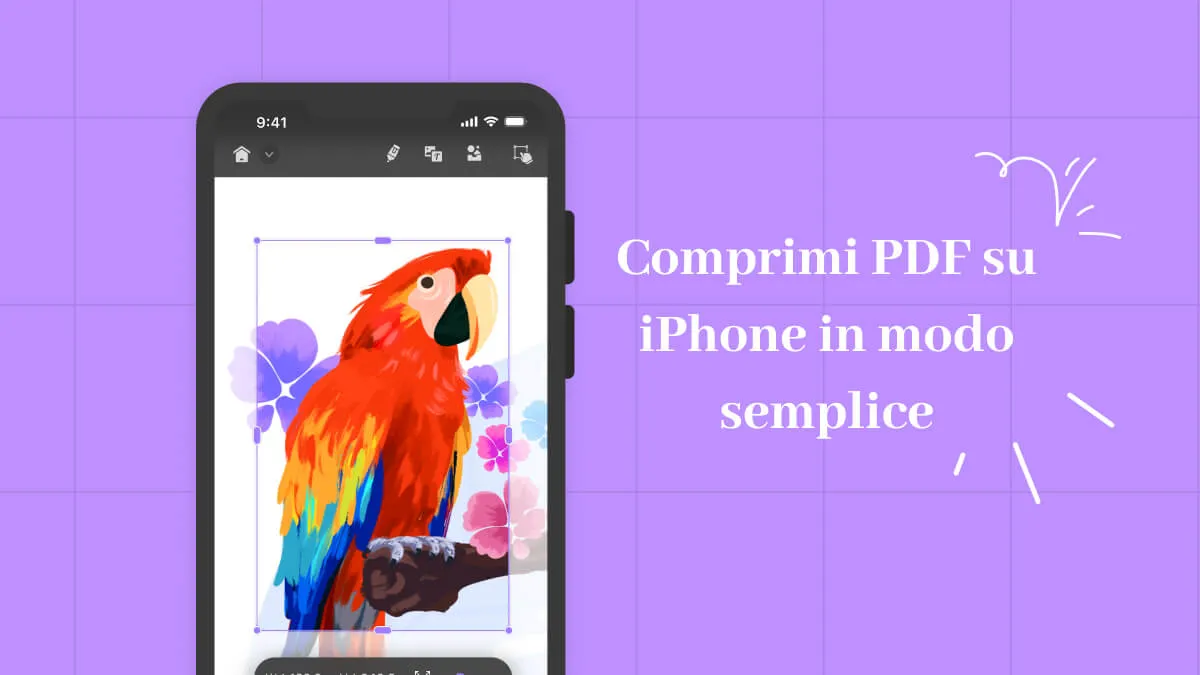 Comprimi PDF su iPhone in modo semplice