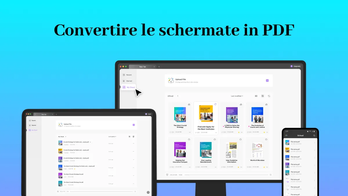 Converti schermate in formato PDF con 2 semplici metodi