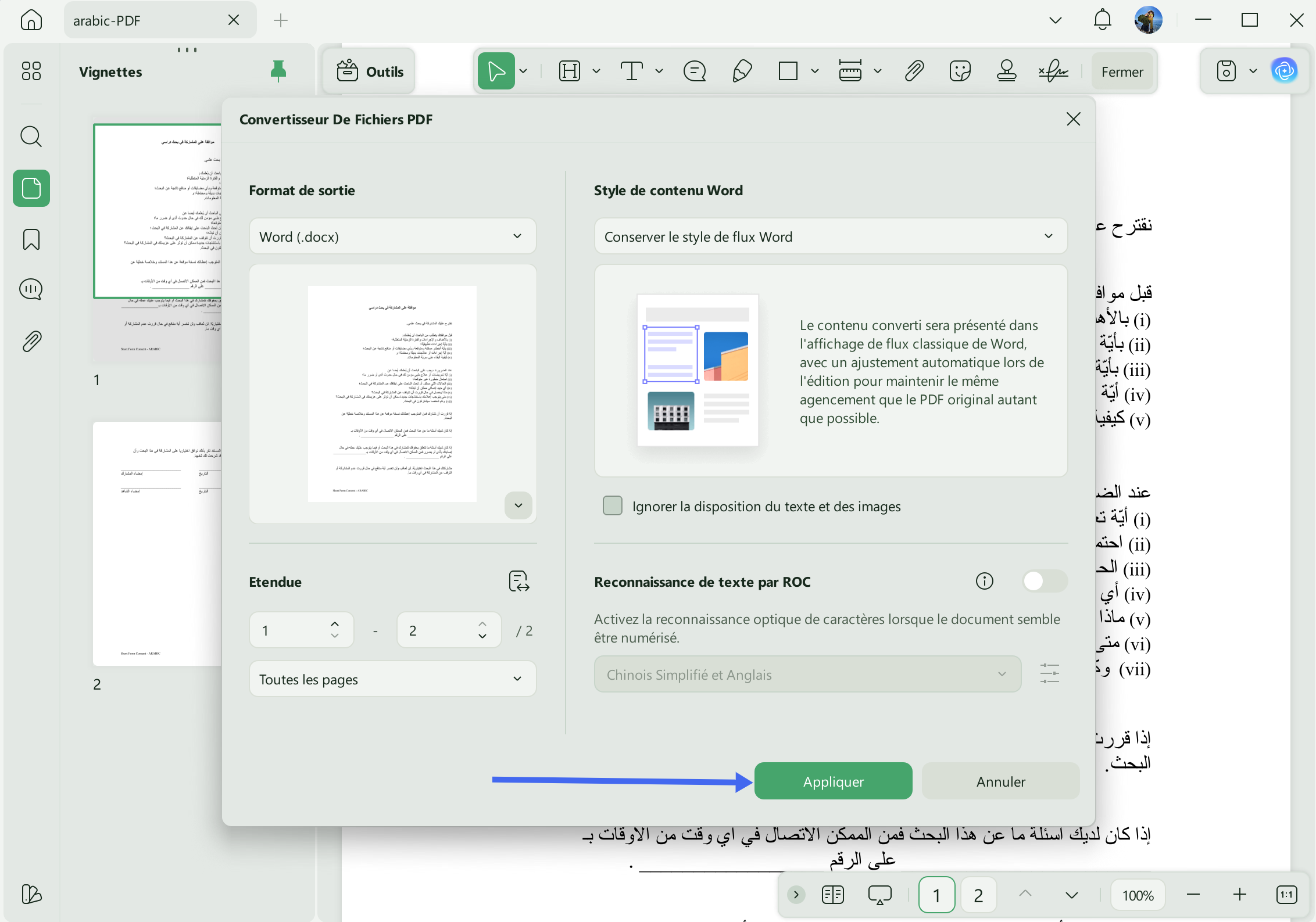 convertir pdf en word