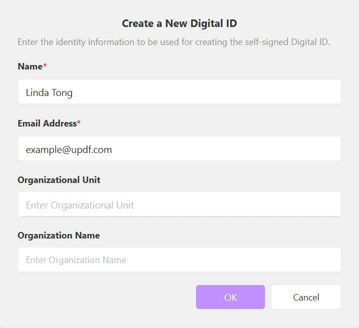 how to create a digital signature on mac create id