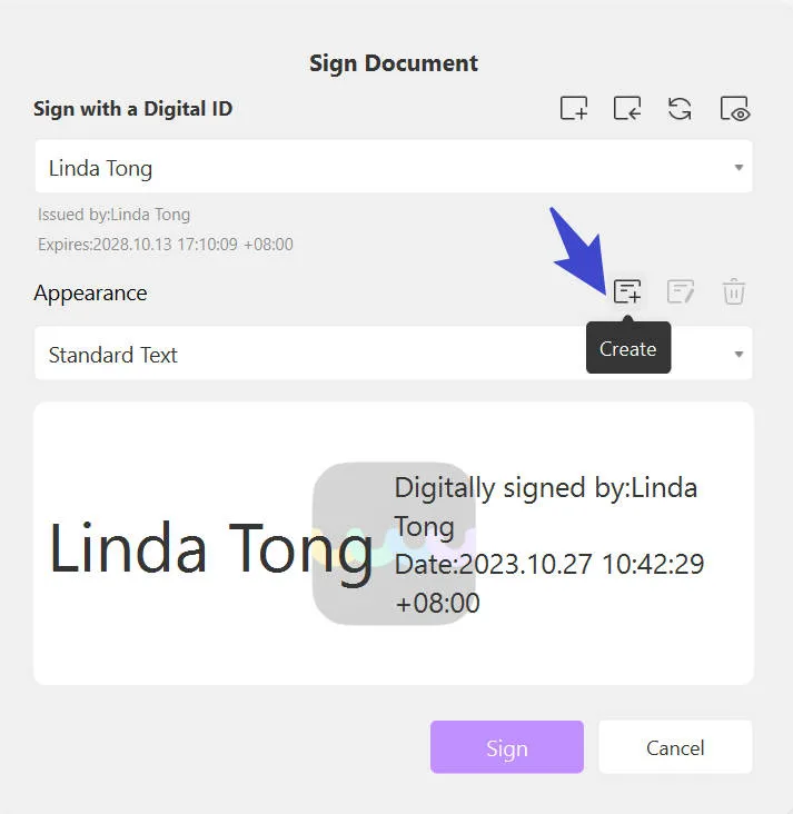 how to create a digital signature on mac customize