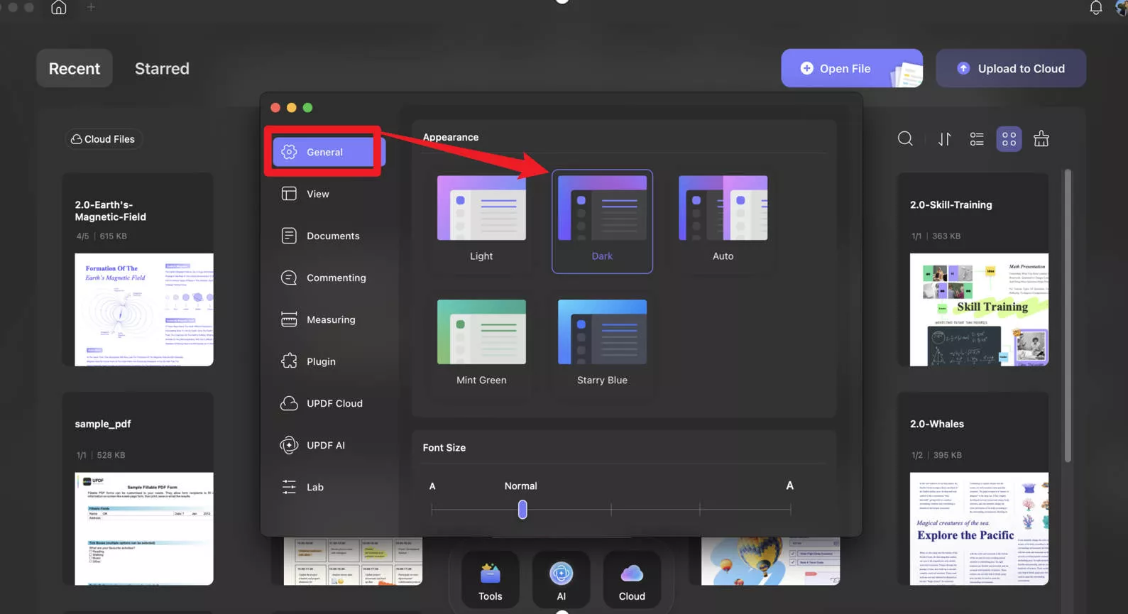 Darken PDF on Mac