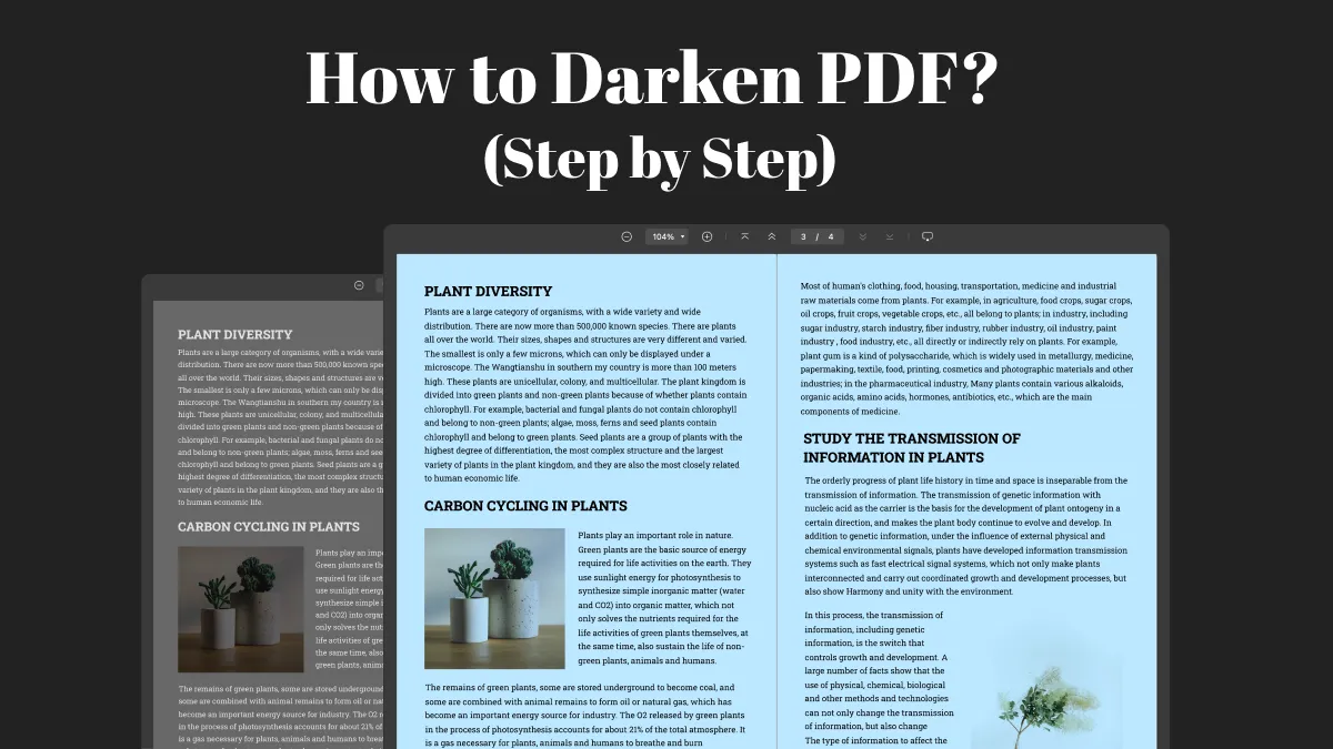 How to Darken PDF? (Step by Step)