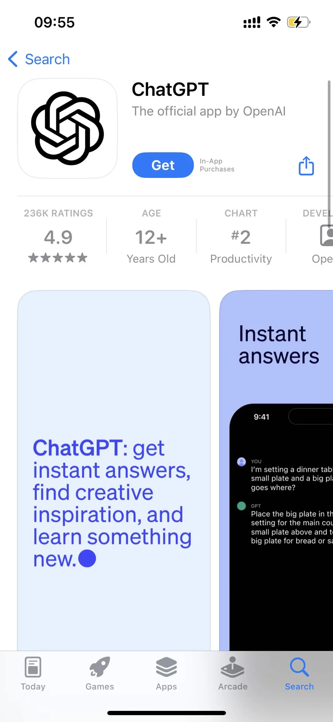 chat gpt app iphone