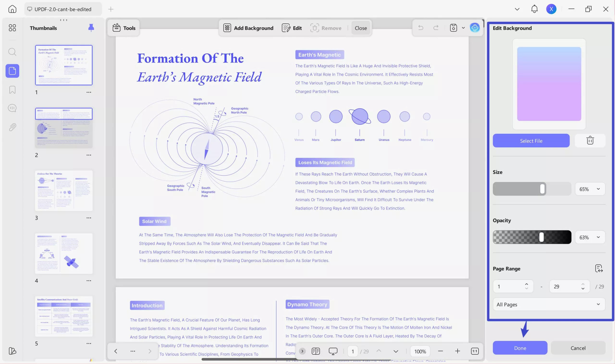 Steps to edit PDF contrast with UPDF
