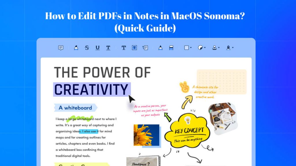 How to Edit PDFs in Notes in MacOS Sonoma? UPDF