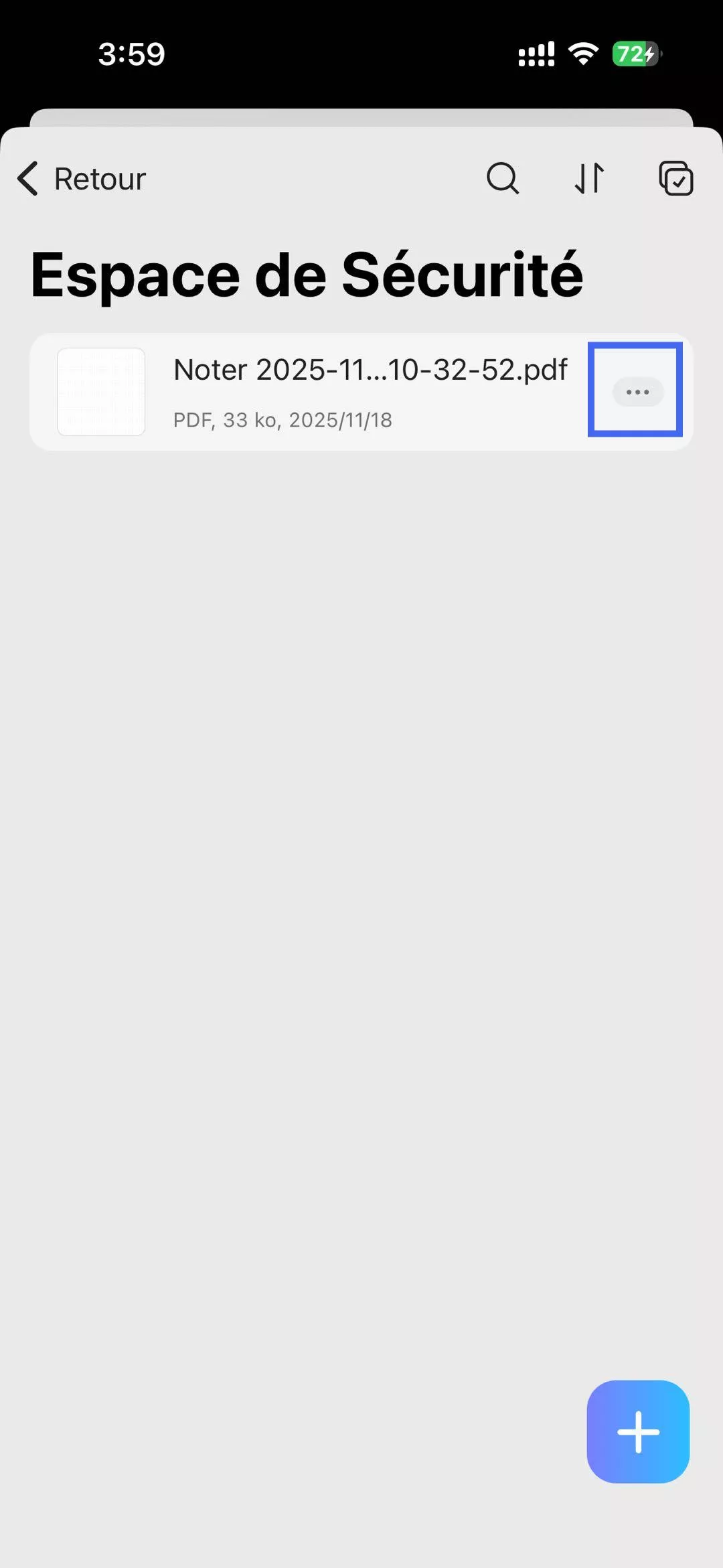 opérations sur un seul fichier