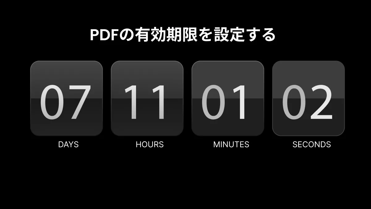 【簡単なガイド】PDFの有効期限を設定する方法