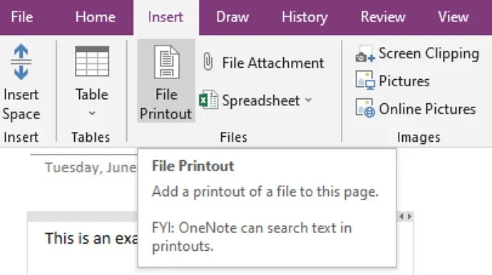 how to open pdf in onenote file printout
