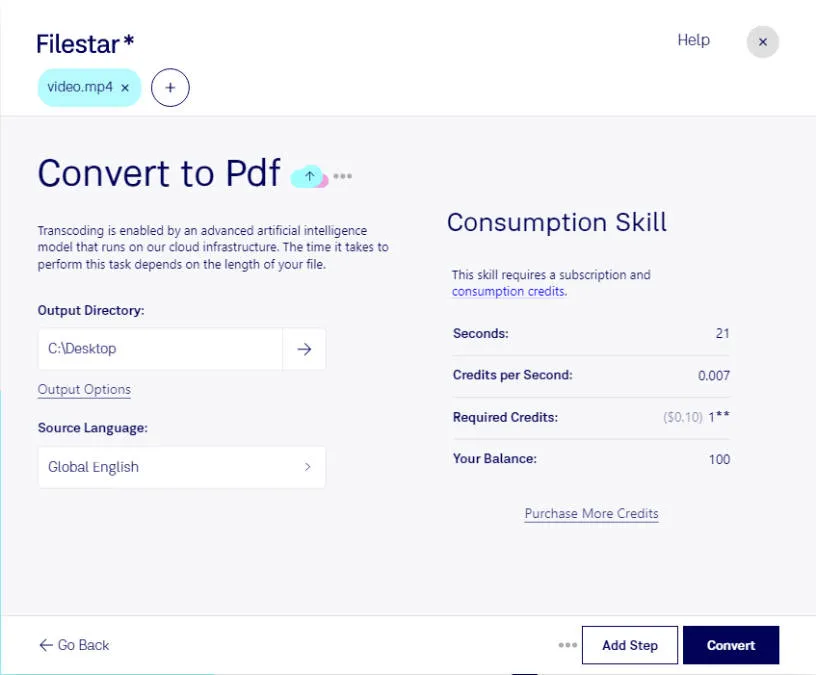 video to pdf converter Filestar*