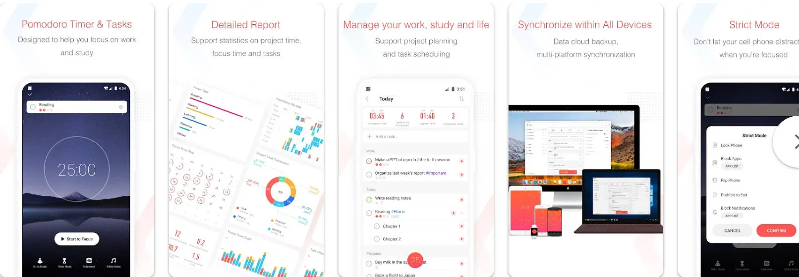 focus to-do list app android