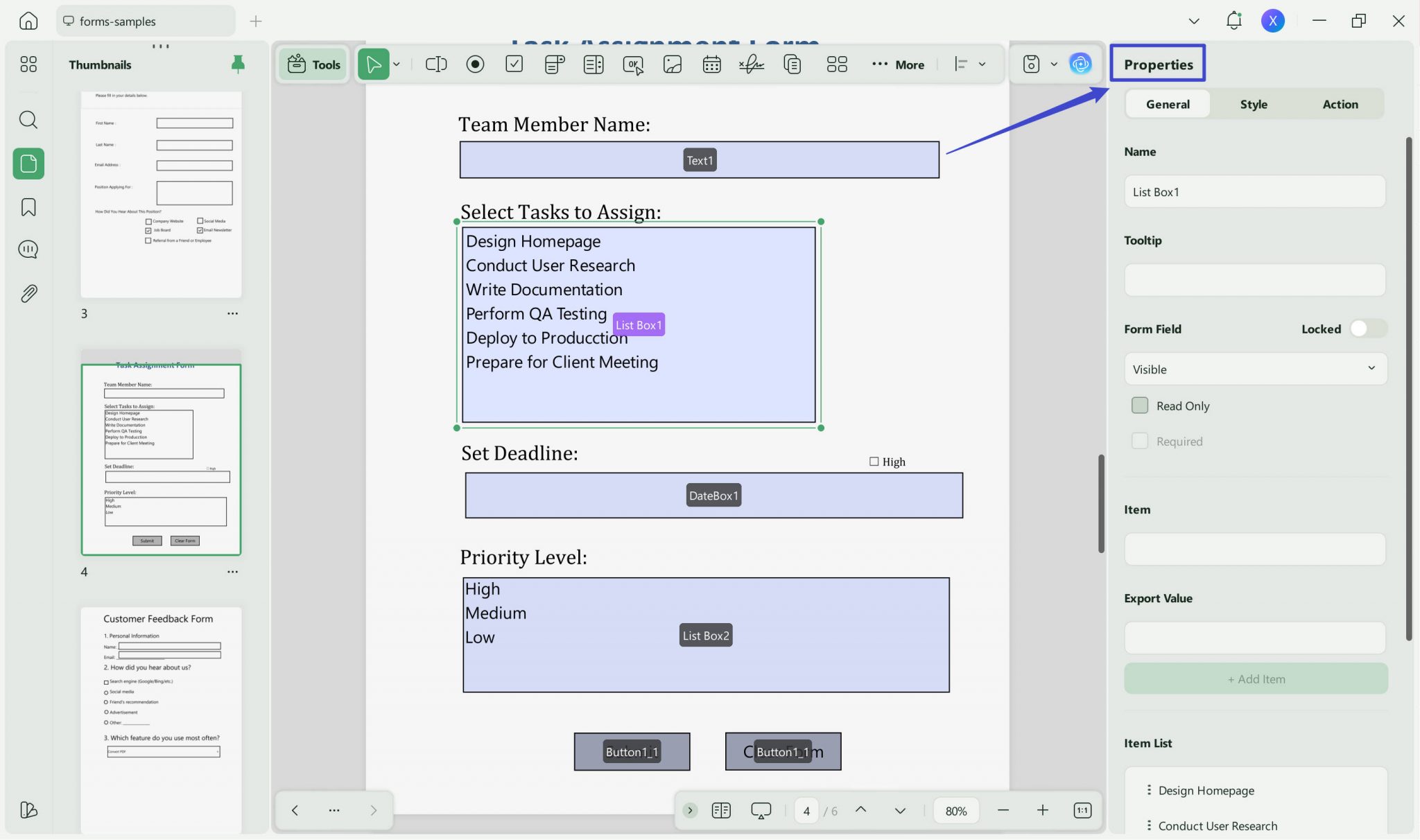 How to Edit Form Fields in PDFs - Property & Order | UPDF