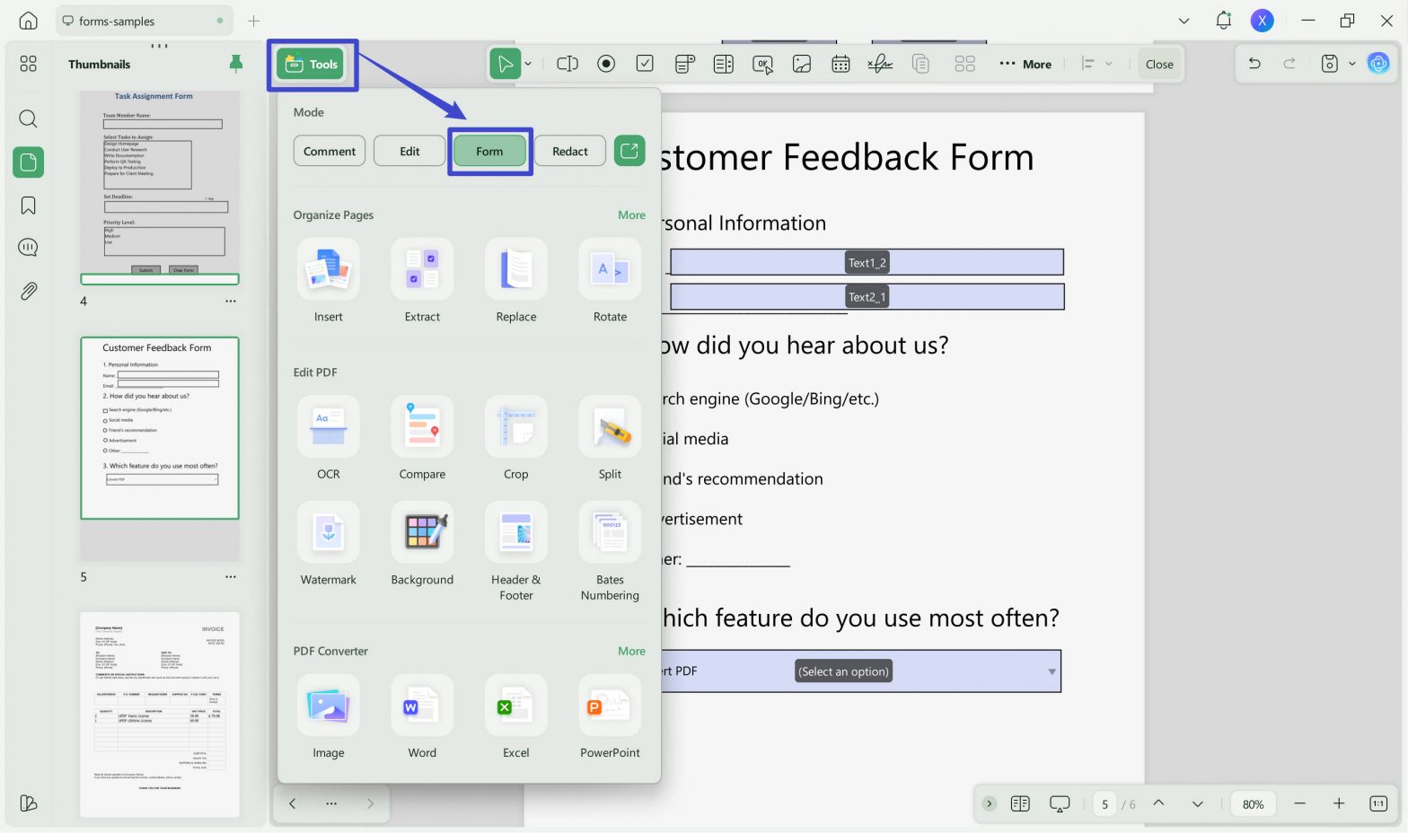 How to Edit Form Fields in PDFs - Property & Order | UPDF
