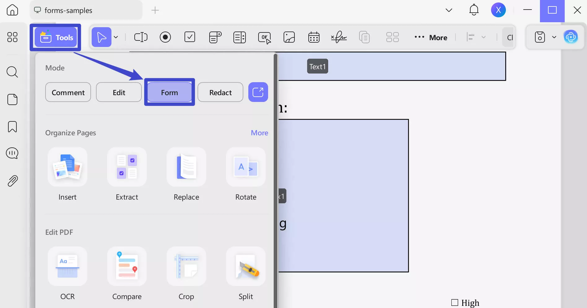 convert pdf to fillable form free updf