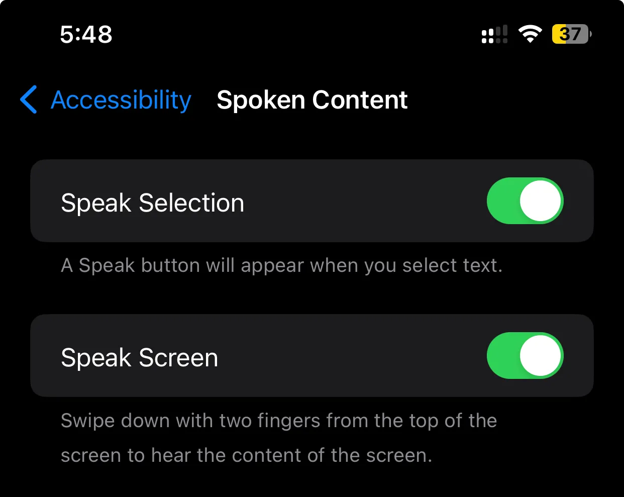 text to speech google docs speak selection