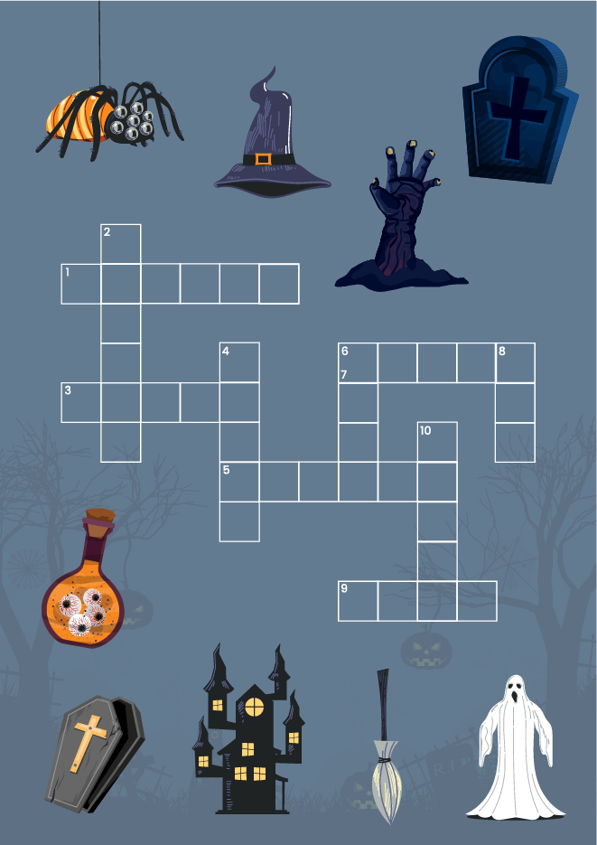 History Of Halloween Crossword Puzzle at Cole Gault blog