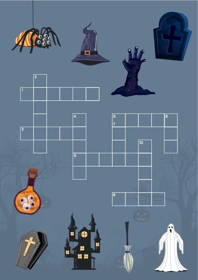 halloween crossword 2