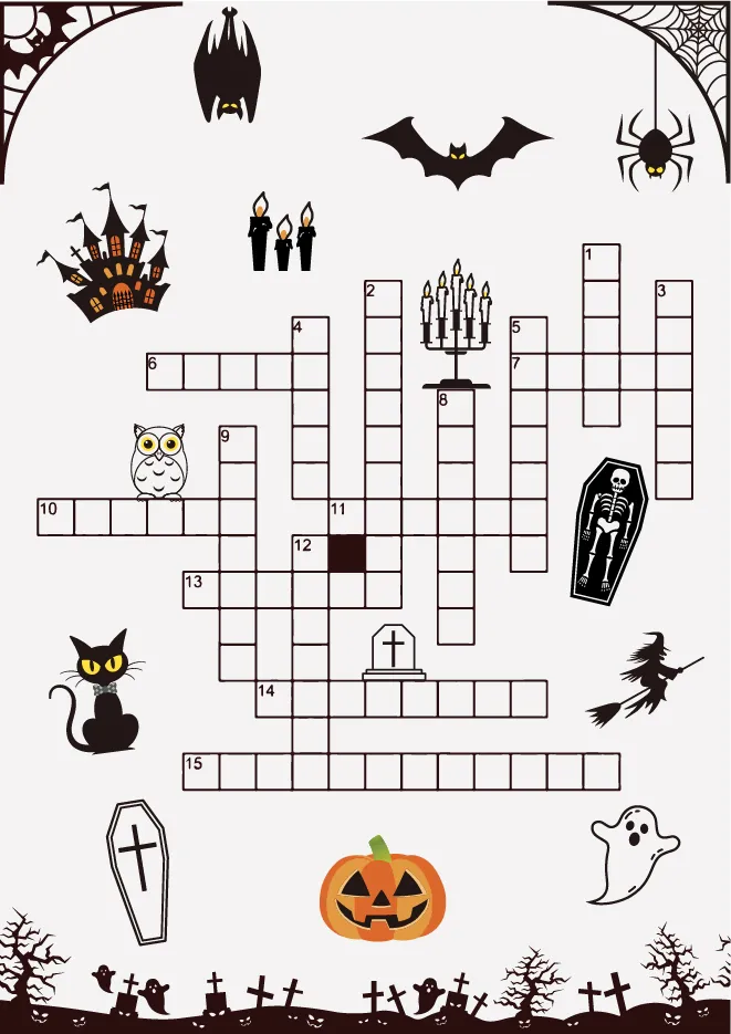 halloween crossword 3