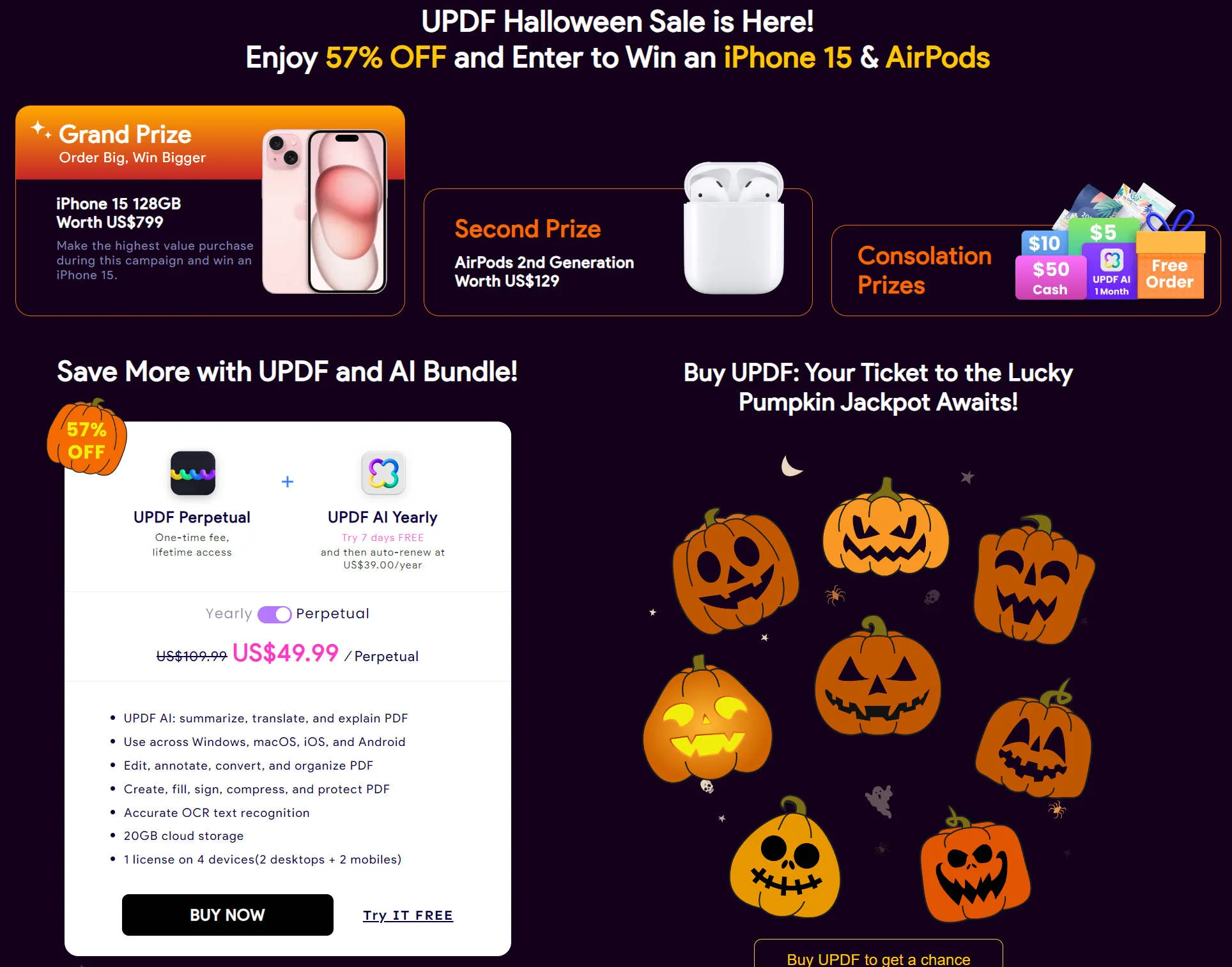 halloween games updf sweepstakes games