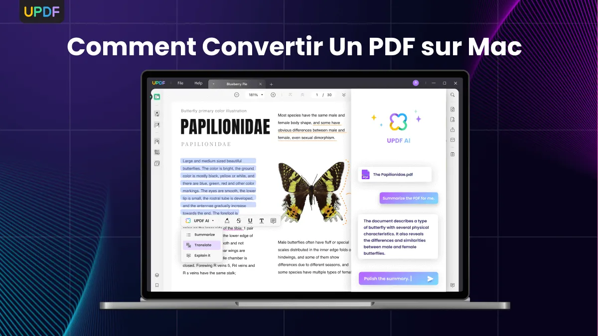 Méthodes étape par étape pour convertir des PDF sur Mac