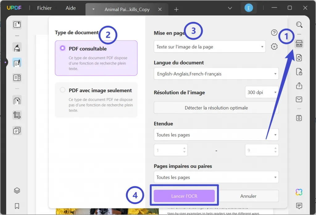 copier et coller du texte d'un pdf 