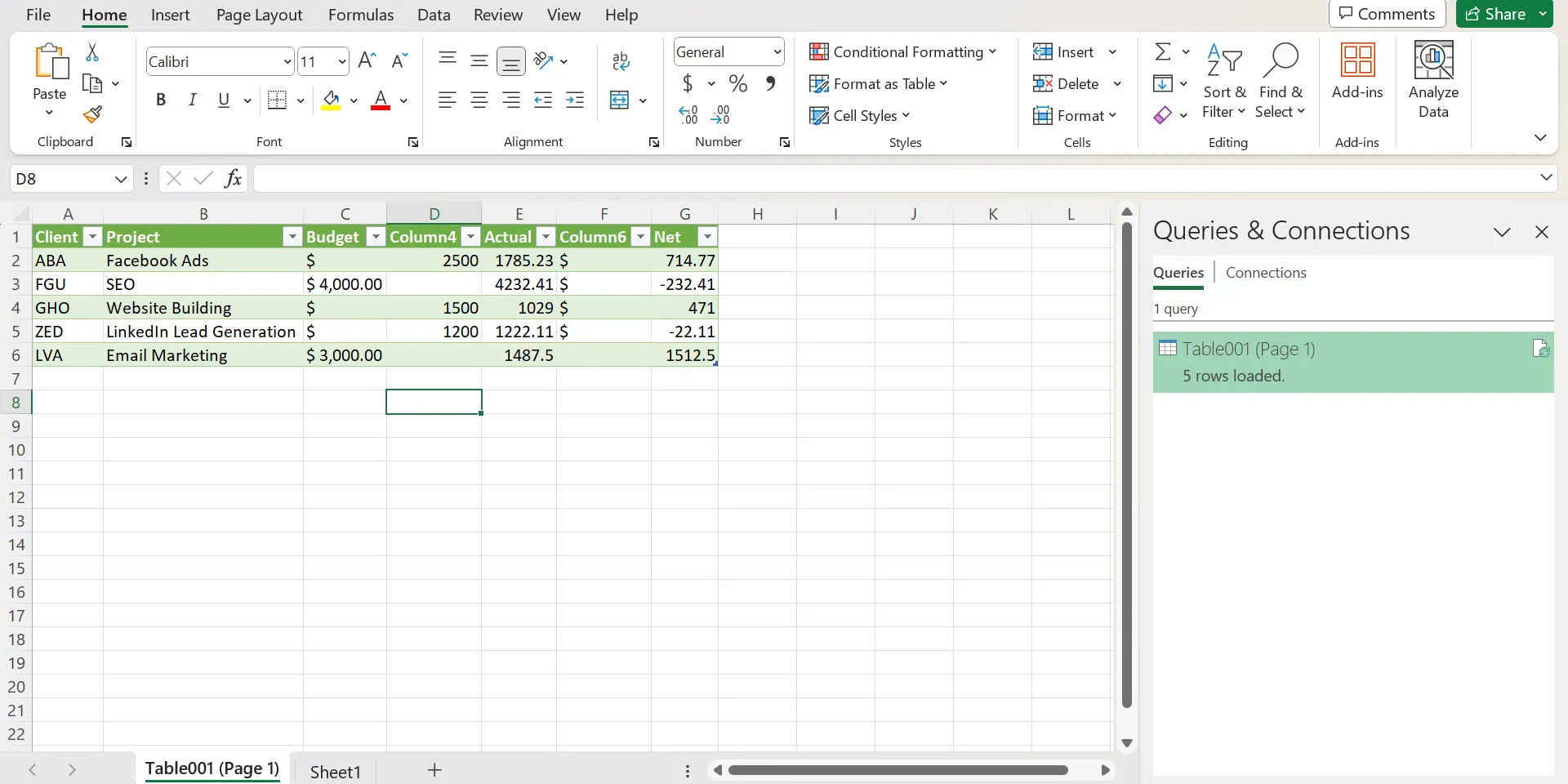 estrarre dati da pdf a excel