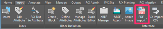PDF Dosyalarını AutoCAD'e İçe Aktarma