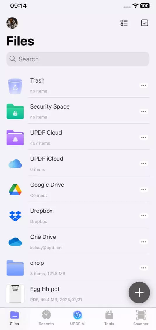 iphone read pdf aloud updf