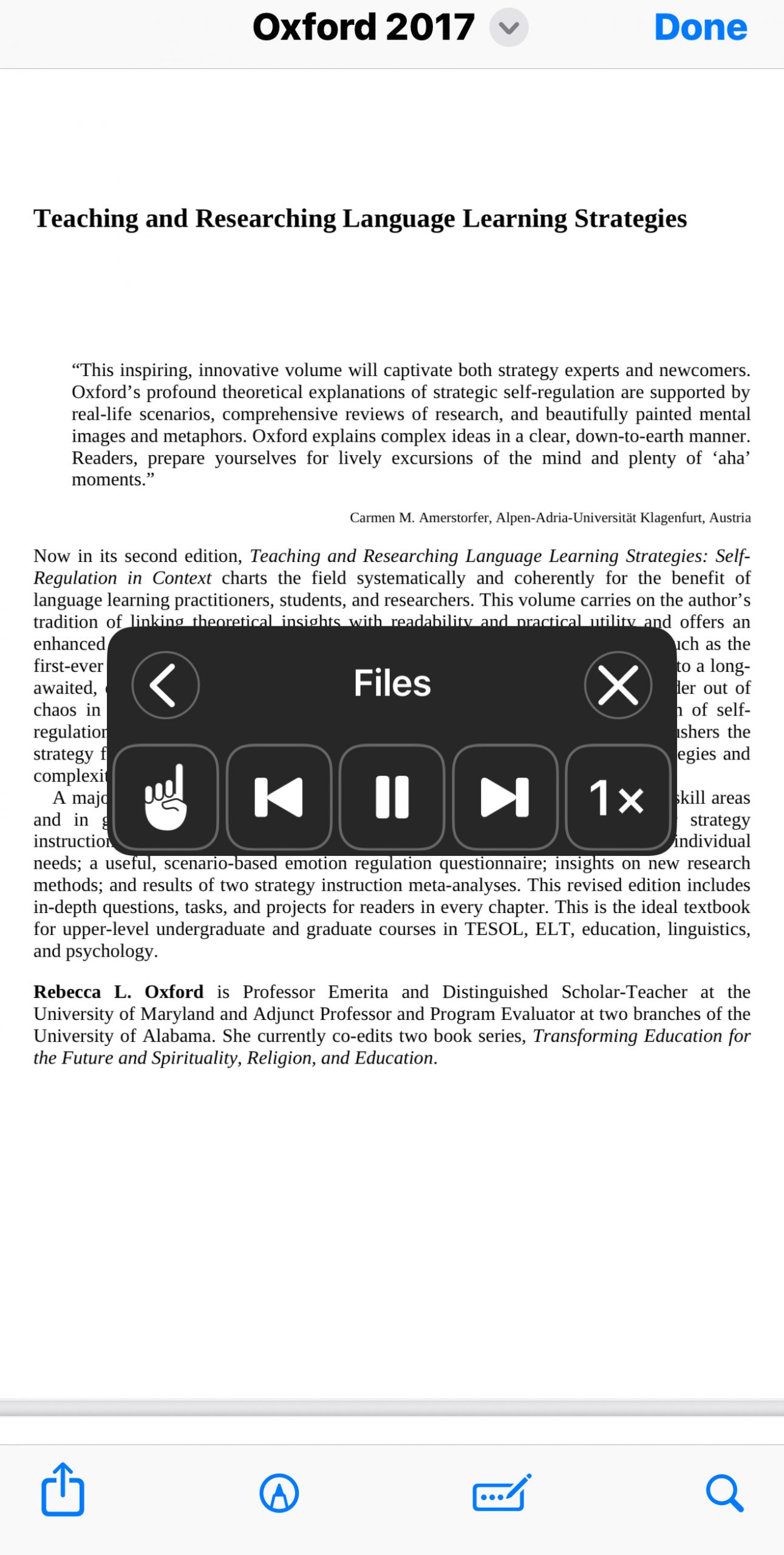ios speak screen feature