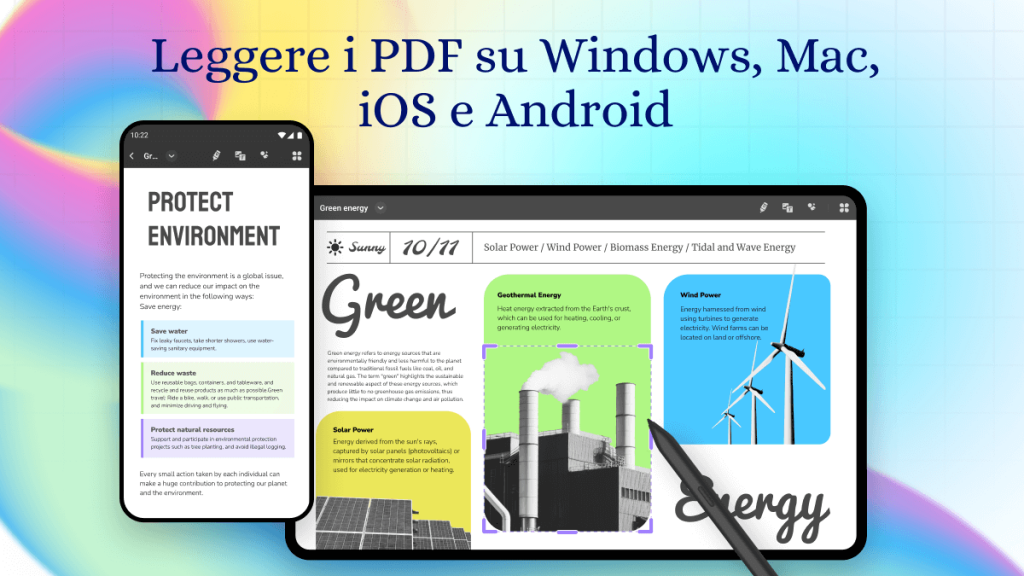 Leggere i PDF su Windows, Mac, iOS e Android | UPDF