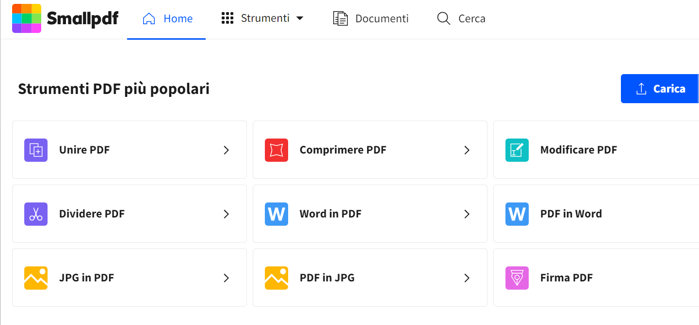 Smallpdf PDF editor online