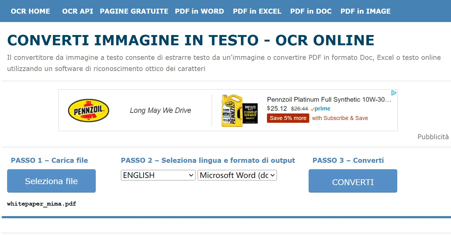 OnlineOCR software OCR