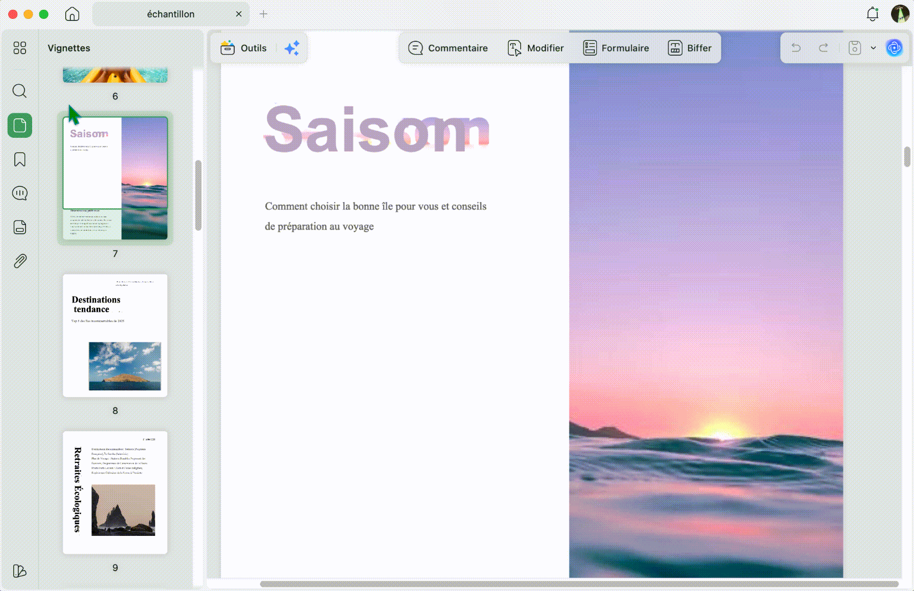 supprimer les pages