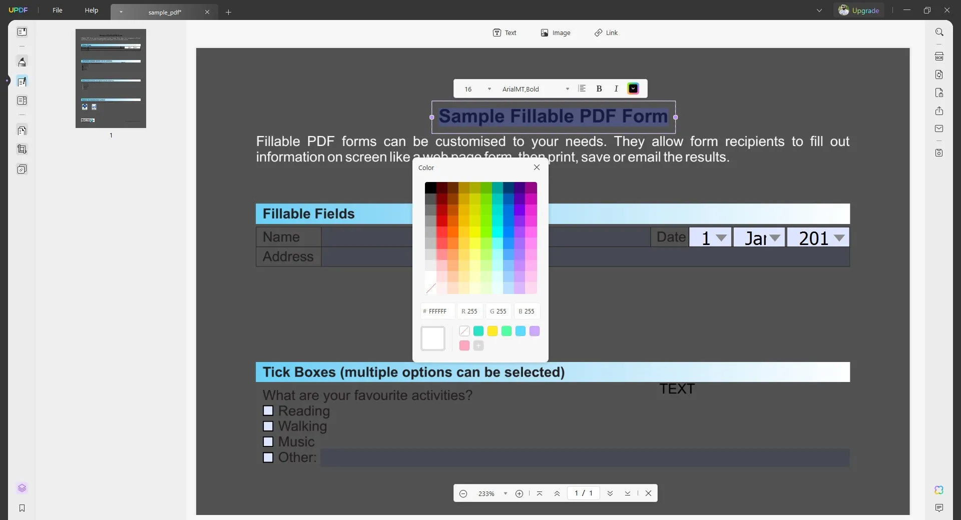 darken pdf updf