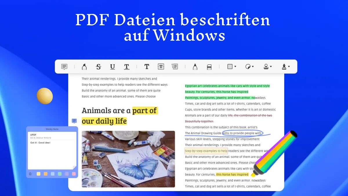 Wie Sie ein PDF auf Windows beschriften können - 3 Methoden