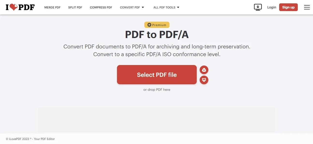 ilovepdf pdf to pdf a converter