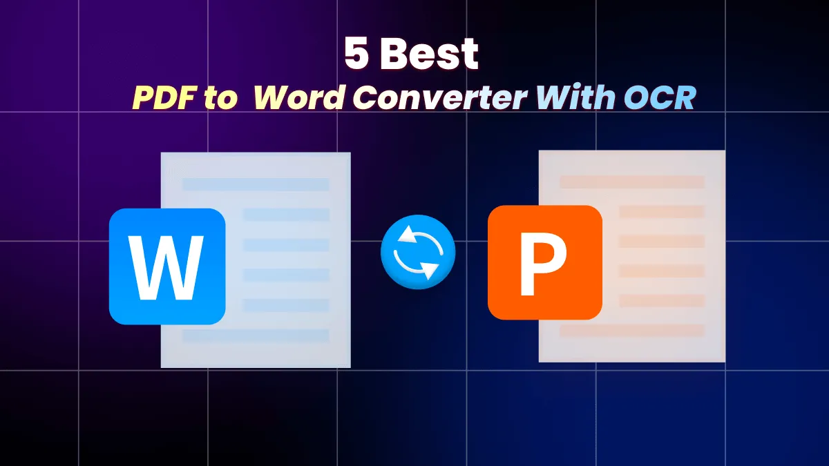 5 Best PDF to Word Converter With OCR Available in the Market