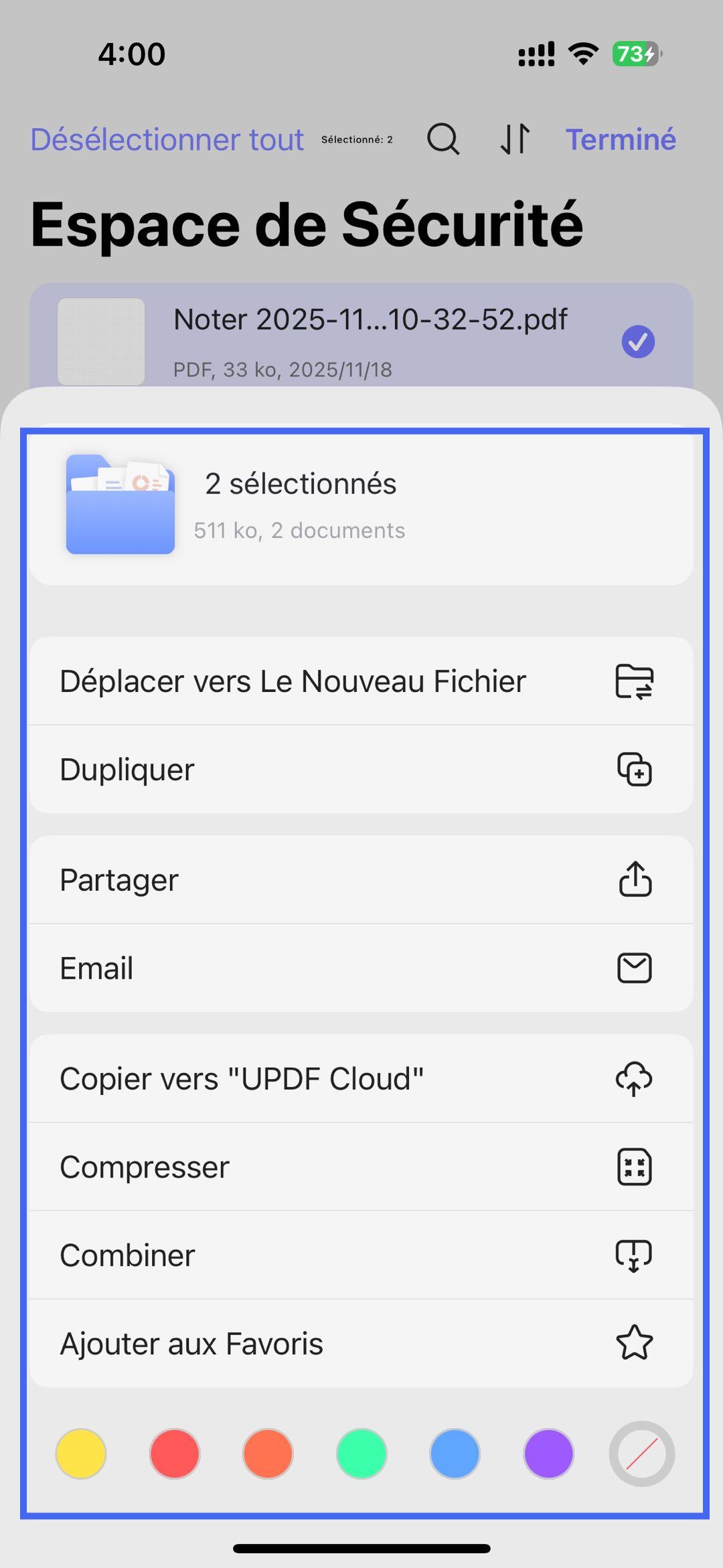 opérations sur plusieurs fichiers