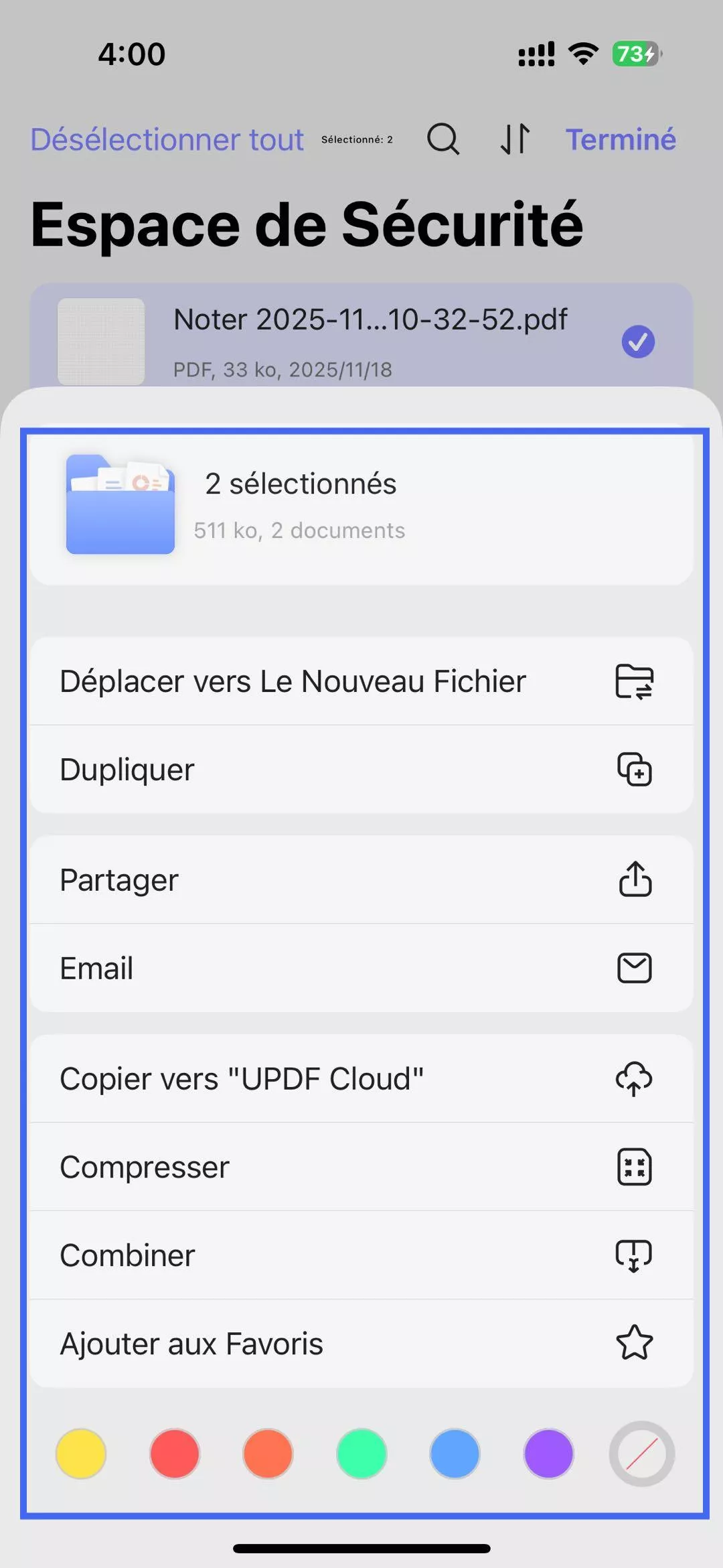 opérations sur plusieurs fichiers