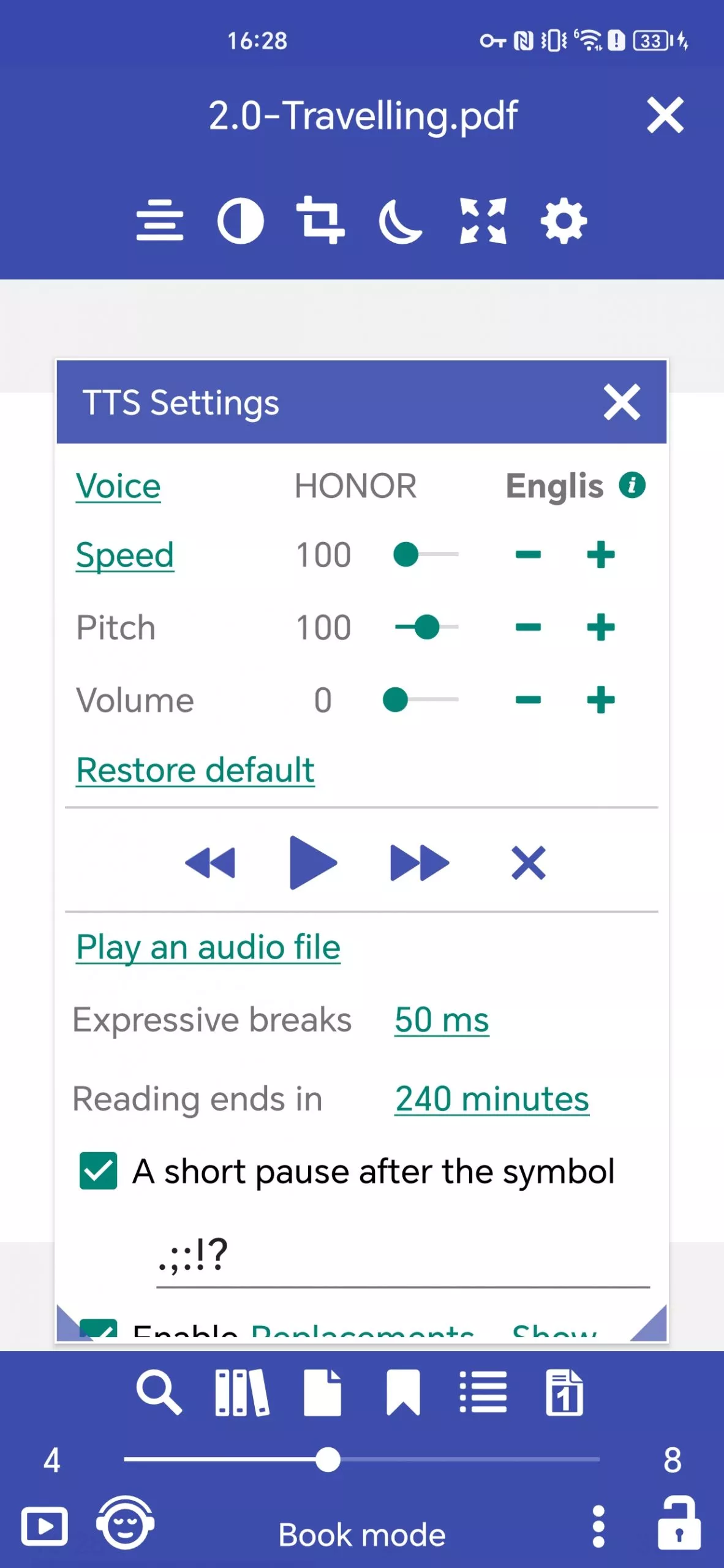read pdf aloud android t2s reader