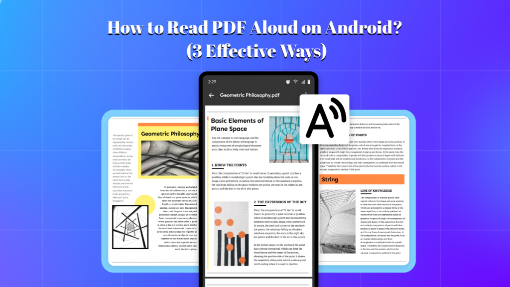 How to Read PDF Aloud on Android? (Easy Ways) UPDF