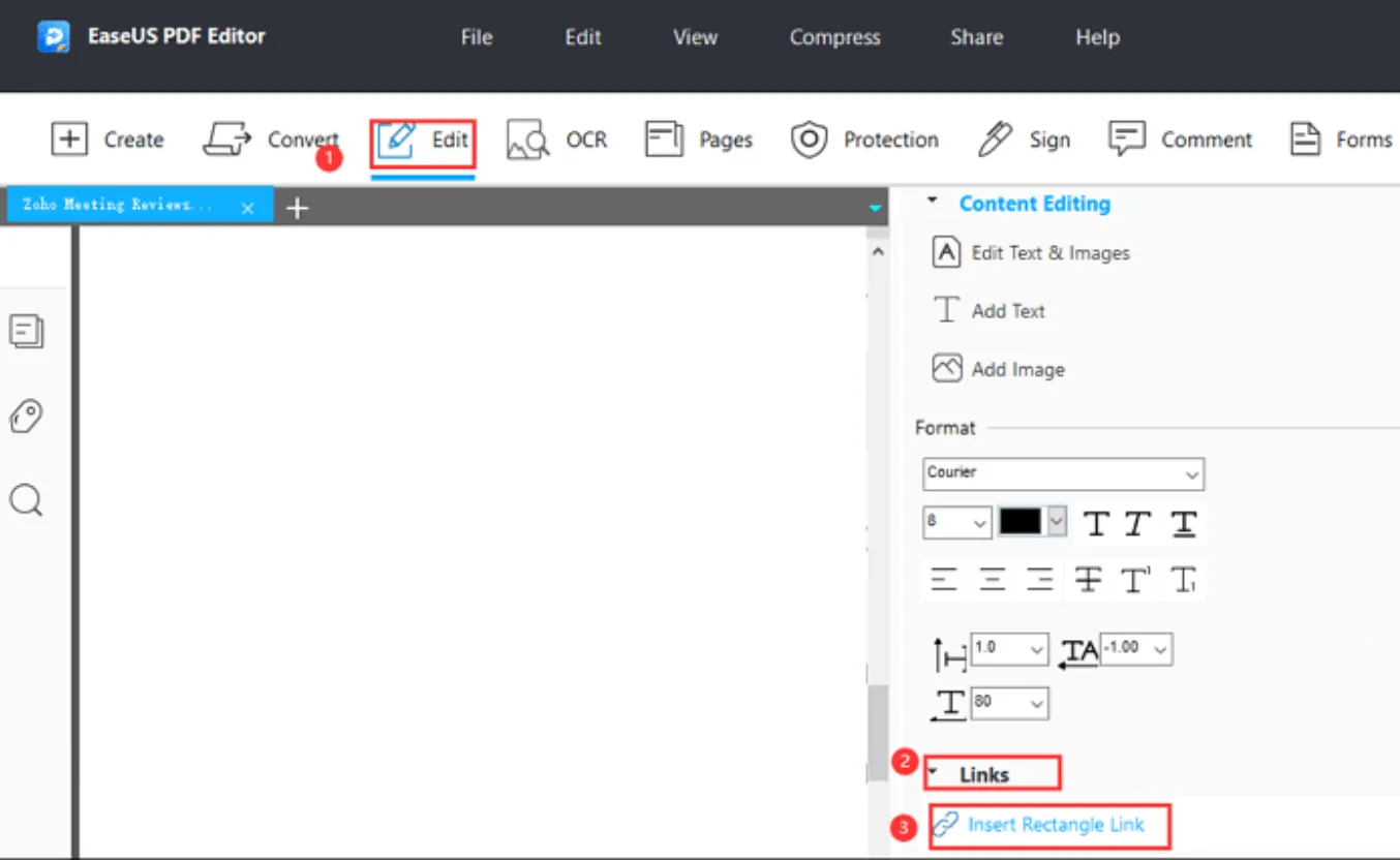 Easeus PDF 連結刪除器