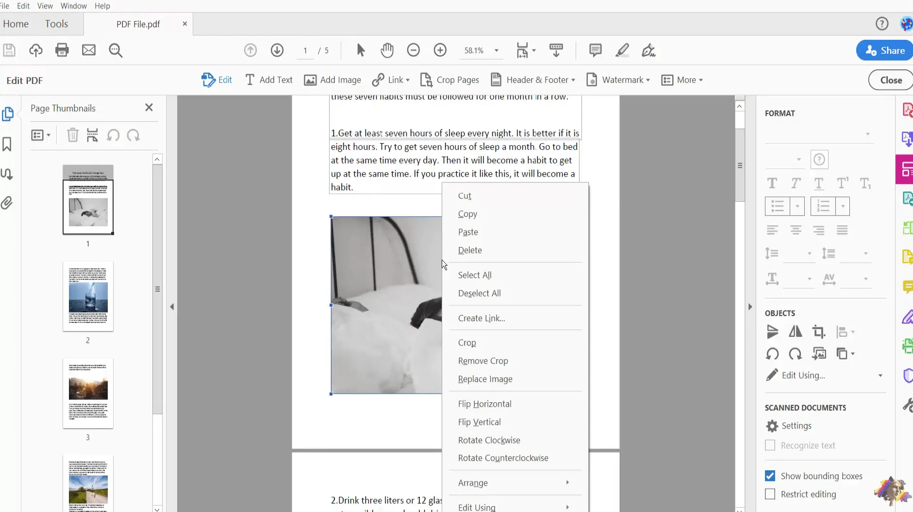 pdf image remover adobe acrobat pdf image remover