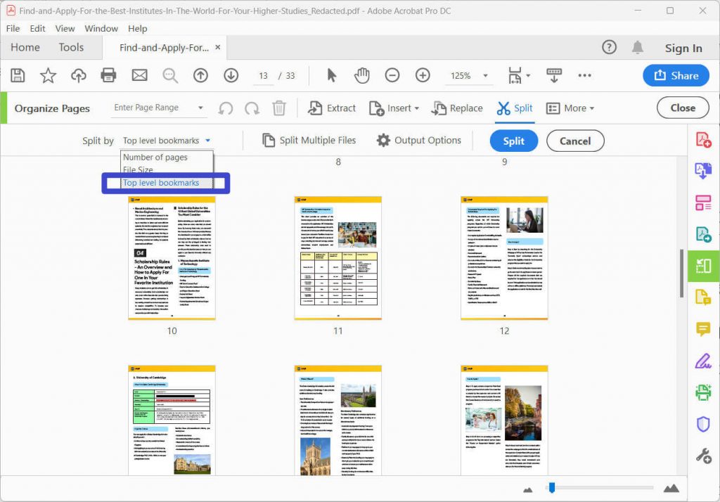 Top 3 Ways to Split PDF by Bookmark | UPDF