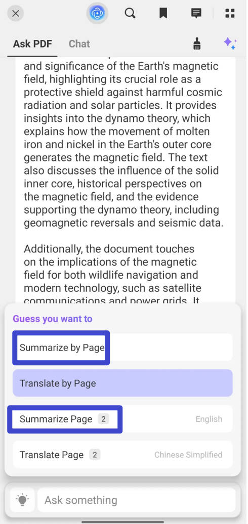 ai summarize pdf on mobile